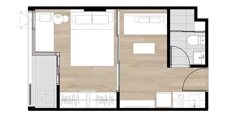 บางเขน 💥Brown Condo phaholyothin 67🔴🟢🟡 ว่าง ธ.ค.67