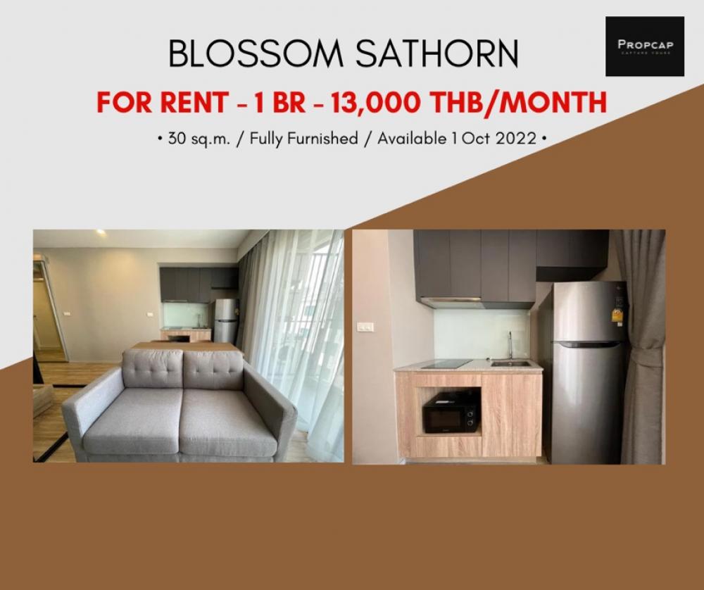 สาทร 💥 Blossom Condo at Sathorn-Charoenrat🔴🟢🟡