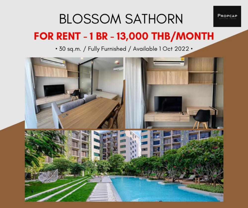 สาทร 💥 Blossom Condo at Sathorn-Charoenrat🔴🟢🟡