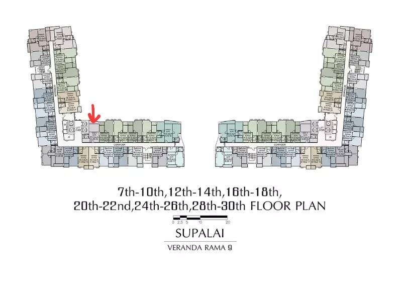 ห้วยขวาง💥Supalai veranda พระราม9🔴🟢🟡